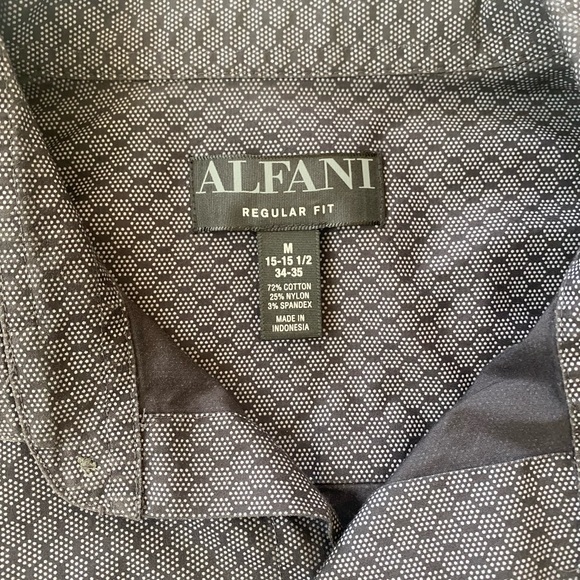 Alfani Button Down Dress Shirt - Picture 3 of 4